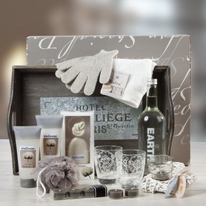 Kerstpakket White Cotton Bath