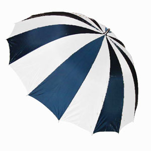 Storm paraplu 16 baans meerkleurig doorsnede 130 cm