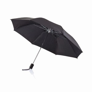 20 inch opvouwbare paraplu zwart