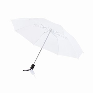 20 inch opvouwbare paraplu wit
