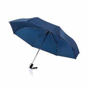 21,5 inch 2 in 1 automatische paraplu blauw
