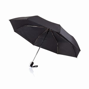 21,5 inch 2 in 1 automatische paraplu zwart