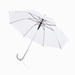 23 inch aluminium paraplu wit