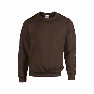 Gildan 18000 sweater dark chocolate