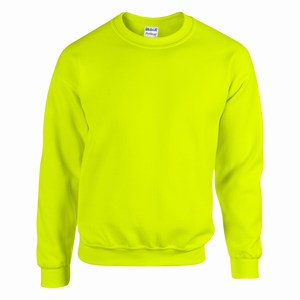 Gildan 18000 sweater safety green