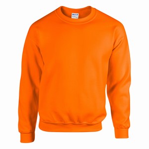 Gildan 18000 sweater safety orange