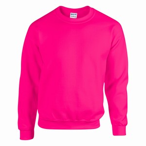 Gildan 18000 sweater safety pink