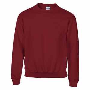 Gildan 18000B kinder sweater garnet