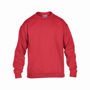 Gildan 18000B kinder sweater red