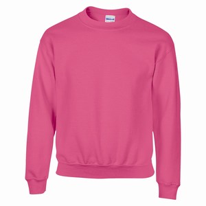Gildan 18000B kinder sweater safety pink