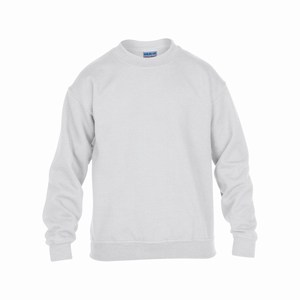 Gildan 18000B kinder sweater white
