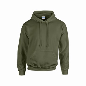 Gildan 18500 hooded sweater military green