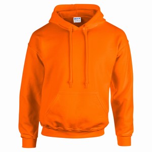 Gildan 18500 hooded sweater safety orange
