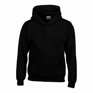 Gildan 18500B kinder hooded sweater black