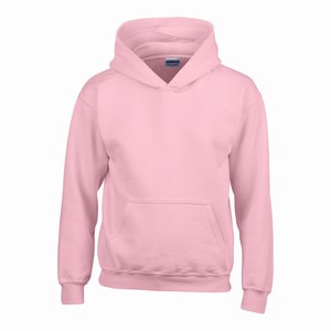 Gildan 18500B kinder hooded sweater light pink