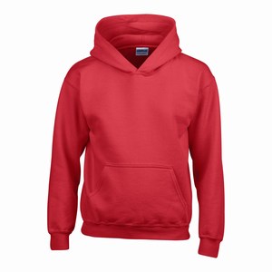 Gildan 18500B kinder hooded sweater red