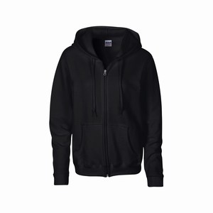 Gildan 18600FL hooded dames vest black