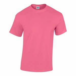 Gildan T-shirt Heavy Cotton for him safety pink GIL5000