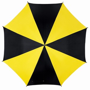 Automatisch te openen paraplu Disco, zwart, geel