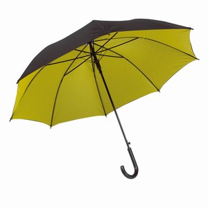 Automatisch te openen paraplu Doubly, zwart, geel