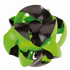 Set magic balls in 2 kleuren combinatie (groen-zwart en blauw-oranje) Assorti geleverd
