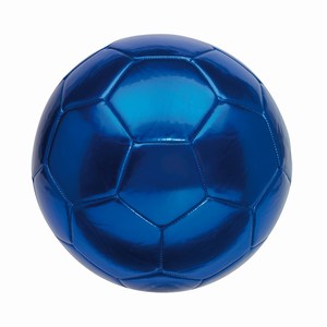 Voetbal Kick. Blauw.
