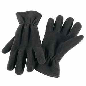 Fleece handschoenen, zwart