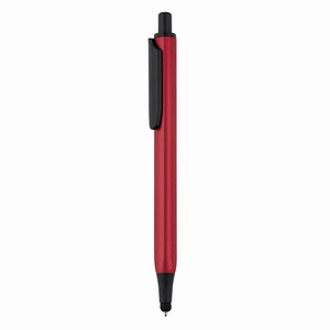 Deluxe driehoek stylus pen, rood