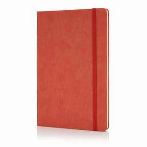 A5 notitieboek oranje PU