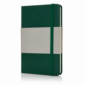 A6 hardcover notitieboek, groen