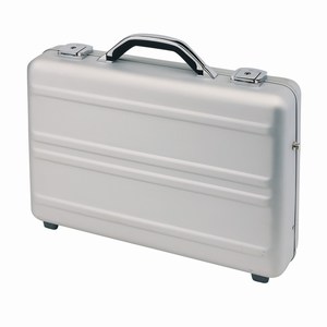 Executive aluminium attaché koffer CYBER, zilver