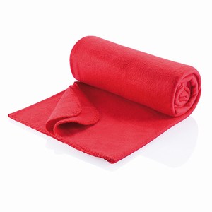 Fleece deken rood