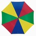 Automatisch te openen paraplu Disco, blauw, groen, rood, geel