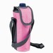 420 D nylon fleshouder (500 ml) met verstelbare schouderband, roze
