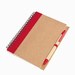 A6 formaat notitieboekje Recycle, rood