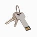 USB-stick sleutelhanger MEM KEY. Zilver.