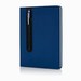 Deluxe A5 notitieboek met stylus pen, blauw