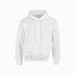 Gildan 18500 hooded sweater white