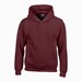 Gildan 18500B kinder hooded sweater maroon