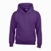 Gildan 18500B kinder hooded sweater purple
