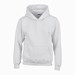 Gildan 18500B kinder hooded sweater white