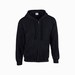 Gildan 18600 hooded vest black