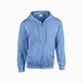Gildan 18600 hooded vest carolina blue