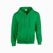 Gildan 18600 hooded vest irish green