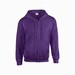 Gildan 18600 hooded vest purple