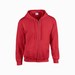 Gildan 18600 hooded vest red