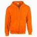 Gildan 18600 hooded vest safety orange