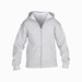 Gildan 18600B hooded kinder vest ash