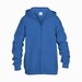 Gildan 18600B hooded kinder vest royal blue