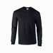 Gildan 2400 T-shirt ultra cotton lange mouw black